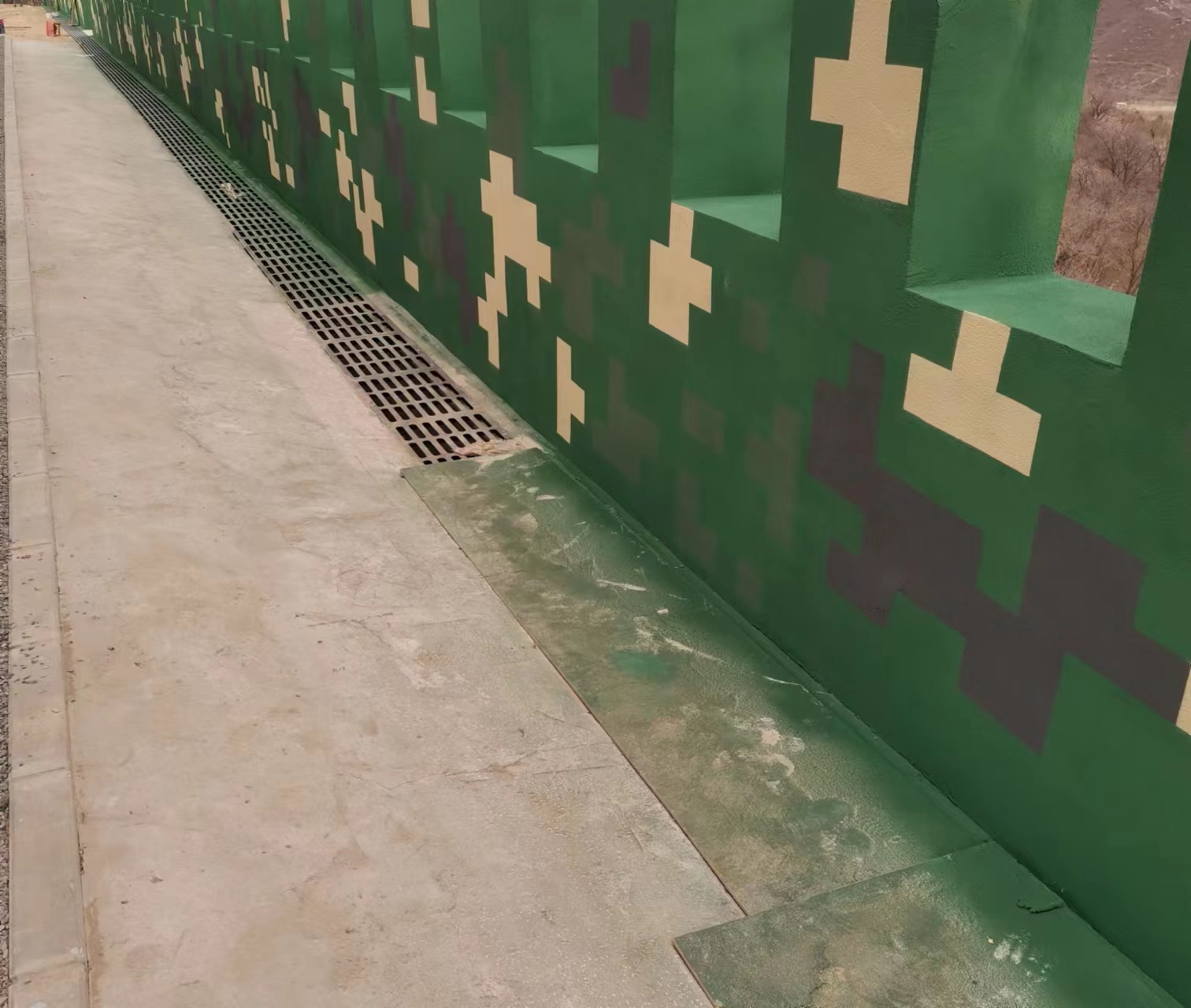 牡丹江围墙迷彩喷涂,数迷彩漆